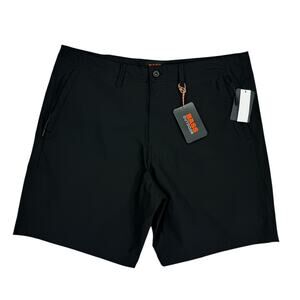 Bass Outdoor Mens Traveler Tech Commuter 8" Shorts Black 36